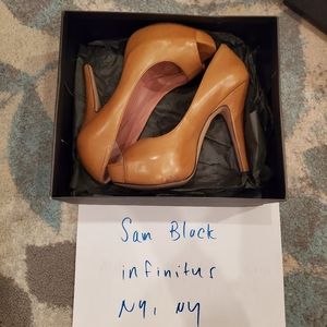 Vince Camuto Milesy 2 Caramel Nappa Pumps